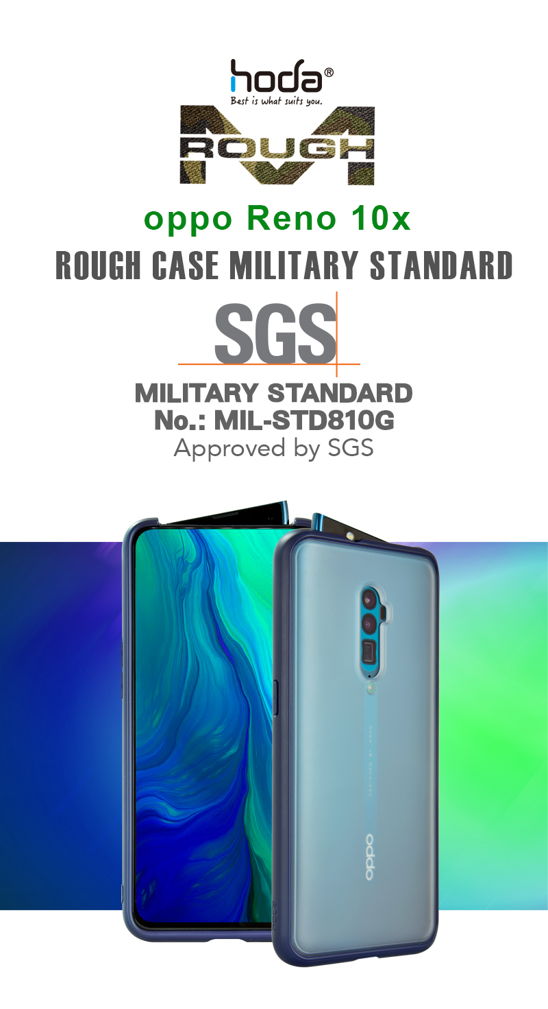 Oppo Reno 10x Zoom Rough Case Military Standard